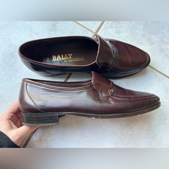 Bally Other - Bally Vintage Leather Loafers, Size 10.5
